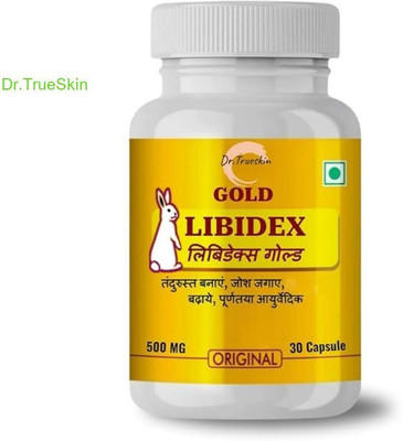 Dr.TrueSkin Libidex Gold Capsules Stamina Power Vitality For Men(30 Capsules)