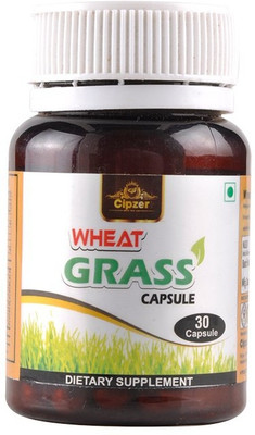 CIPZER Wheat Grass Capsule | Wheatgrass promotes healthy metabolism -30 Capsule(30 Capsules)