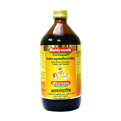 Baidyanath Ashwagandharishta | Helps Boost immunity - 450 ML(450 ml)