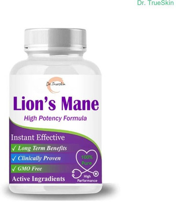 Dr.TrueSkin Lion's Mane Capsule Unlock Your Body’s Full Potential(30 Capsules)