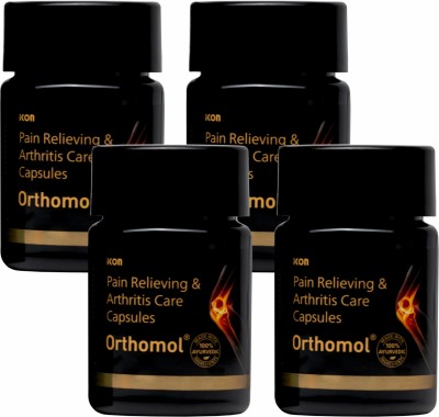 Orthomol Pain Relief Capsules 10 Caps | For Joint Pain & Arthritis(Pack of 4)