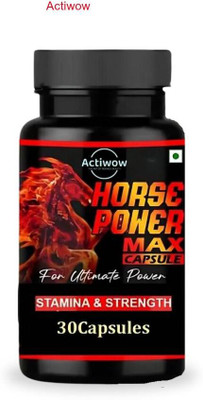Horse Power Max Capsules Enhance Stamina and Wellness Without Side Effects S56(30 Capsules)