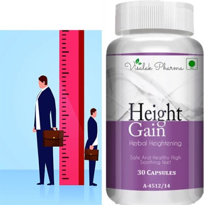 visalak pharma Height Gain Capsules For Helps To Grow Longer & Gain Inches