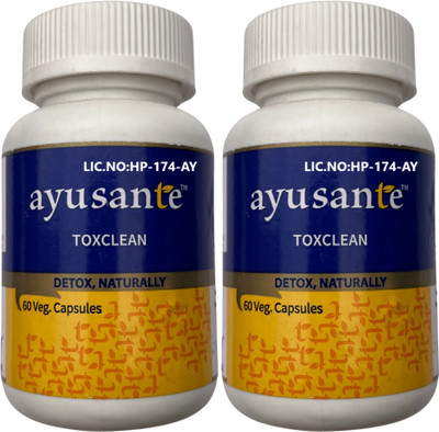 Vestige Ayusante Toxclean help in Detoxification -60 capsules(Pack of 2, 60 Capsules)