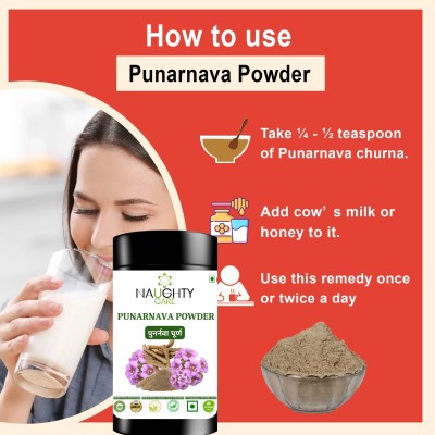 Naughty Care Ayurveda Punarnava Powder