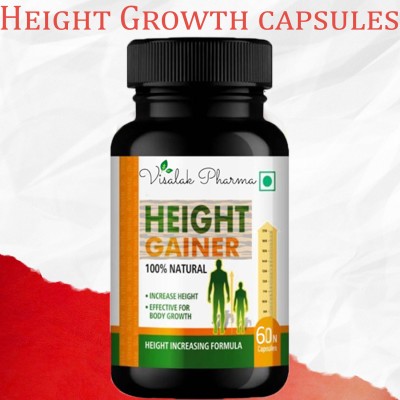 visalak pharma Height Gainer-Height cap-sules For Grow Height PACK-1 60 Caps