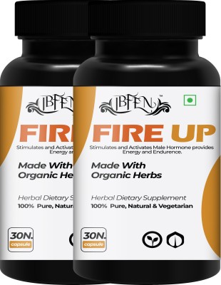 IBFEN Fire Up Health Wellness Power Capsule For Men | Maintains Non Stop Energy(Pack of 2)