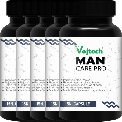 Vojtech Man Care Pro Health Power Capsules For Men \ Good For Health & Ensuring Powerful(Pack of 5)