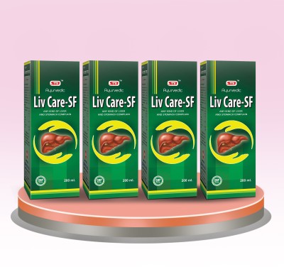 S B HERBO PHARMACEUTICAL LIV CARE SF 800 ML SYRUP(Pack of 4)