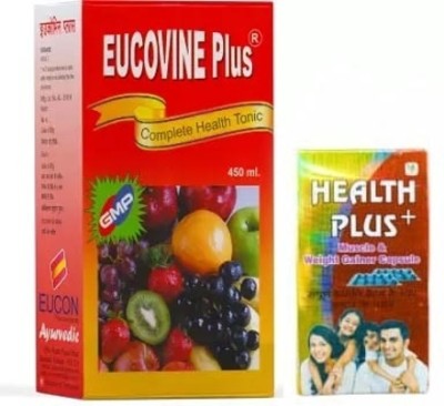 Aayatouch rwr Eucovine Plus & Health Plus Multivitamin Safe Ayurvedic Proprietary Medicine(Pack of 2)