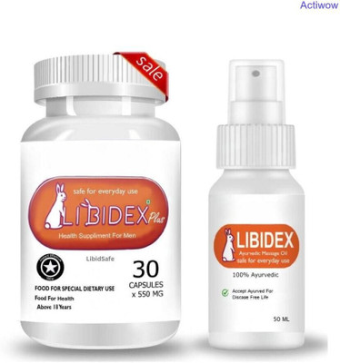 libidex Capsule & Oil For Herbal Power Ignite X11(30 Capsules)