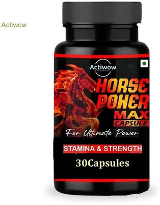 Horse Power Max Capsules Boost Inner Strength & Energy Levels X09(30 Capsules)