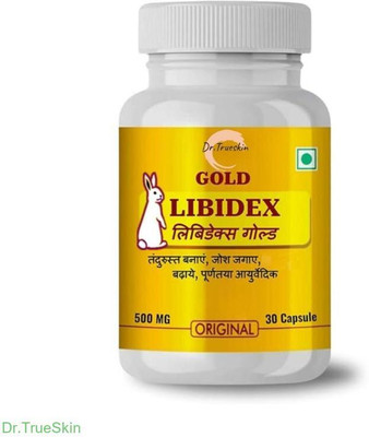 Dr.TrueSkin Libidex Gold Capsules Ayurvedic Drive Stimulant Herbal(30 Capsules)