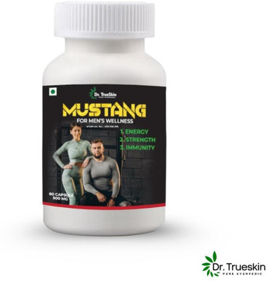 Dr.TrueSkin Mustang Daily Herbal Energy Vitality Plus 60 Capsules(60 Capsules)