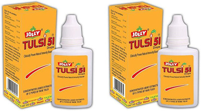 JOLLY Tulsi 51 Drops Natural Immunity Booster (Pack of 2)(Pack of 2, 48 ml)