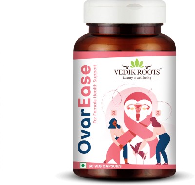 Vedikroots OvarEase| Hormone Balance for Women | Ayurvedic PCOS PCOD Supplement