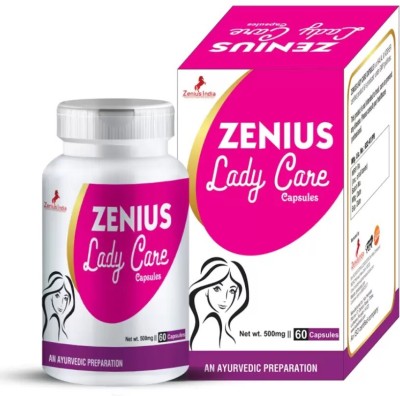 Zenius Lady Care Capsules for White Discharge Problems & Relief Itching