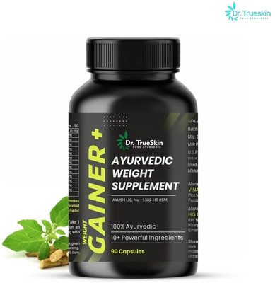 Dr.TrueSkin Weight Gainer+ Capsules Herbal Growth Support 90CAPS(90 Capsules)