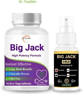 Dr.TrueSkin Big Jack Capsule & Oil With Daily Energy Fix S02(30 Capsules)