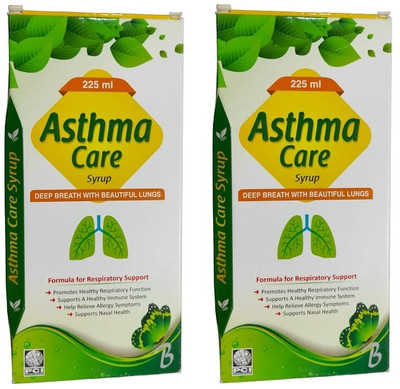 PCI Launch Asthma Care Syrup For Deep Breath with Beautiful Lungs 225ml (Pack of 2)(Pack of 2, 500 ml)