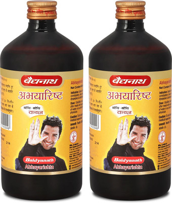 Baidyanath Abhayarisht -450ml| Useful in Piles, Constipation and Abdominal Pain Relief(Pack of 2, 450 ml)
