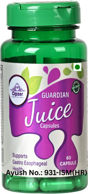 CIPZER Guardian Juice 60 Capsules | Supports GERD, Acid Reflux & Digestive Health(60 Capsules)