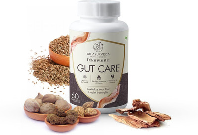 Go Ayurveda Dhanvantri Gut Care Digestion Capsules - Relief From Indigestion and Gastric Problems(60 Capsules)