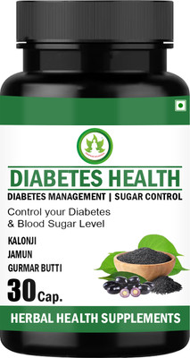 BHARAT HEALTH AYURVEDIC DIABETES HEALTH CAPSULES(30 Capsules)