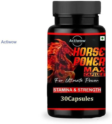 Horse Power Max Capsules Herbal Support for Strength and Focus X09(30 Capsules)