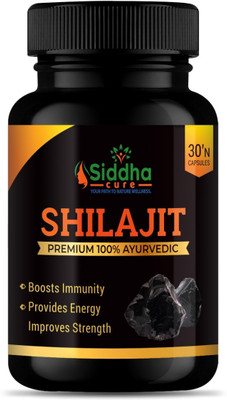 Siddha cure Shilajit Premium Capsule(Pack of 2, 30 Capsules, 30 Capsules)