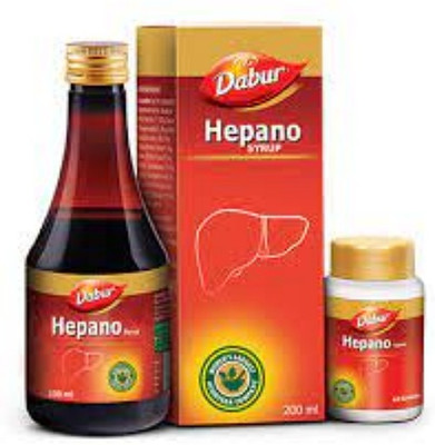 Dabur Hepano Combo Syrup and tablets(Pack of 2, 200 ml, 60 Tablets)