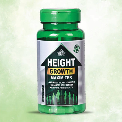 CIPZER Height Growth Maximizer60Capsule-Naturally Increase Height&Enchance BoneDensity(60 Capsules)