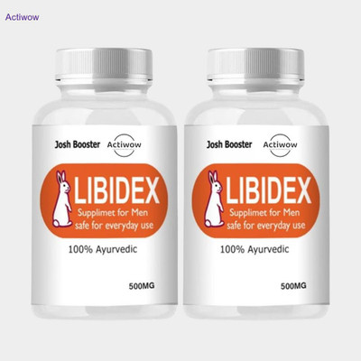 ACTIWOW Libidex Capsules - 30-Day Vitality Boost for Men(Pack of 2, 60 Capsules)