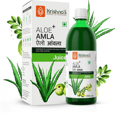Krishna's Herbal & Ayurveda Alovera and Amla Mix Juice(1000)
