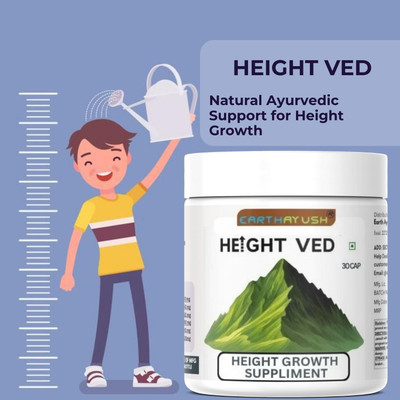 earthayush HEIGHT VED / NATURALLY GROW TALL/ 100GM POWDER /PACK OF 1(100 g)