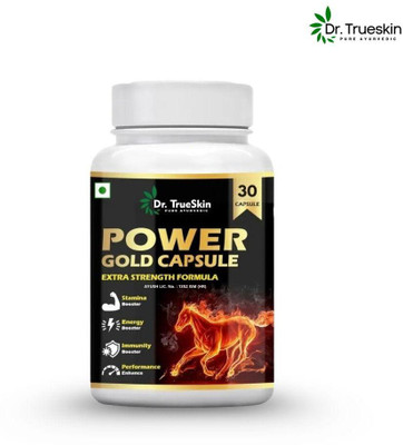 Dr.TrueSkin Power Gold Ayurvedic Men’s Daily Power 30 Capsules(30 Capsules)