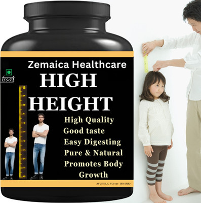 Zemaica Healthcare High Height Capsule Height Increase for Maximum Growth | Supports Bone Health(30 Capsules)