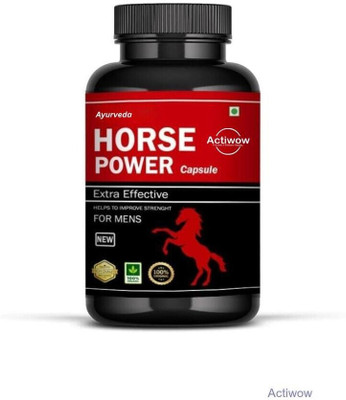 ACTIWOW Horse Power Capsule Boosts testosterone & stamina FF92(30 Capsules)