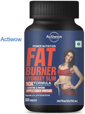 ACTIWOW Fat Burner Tablets with L-Theanine for Appetite Control & Fat LossY01(60 Tablets)