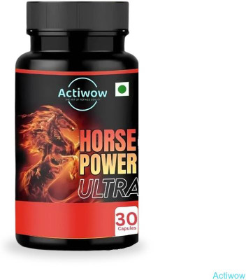 ACTIWOW Horse Power Ultra Capsule Increases energy & vitality combo HYU17S(30 Capsules)