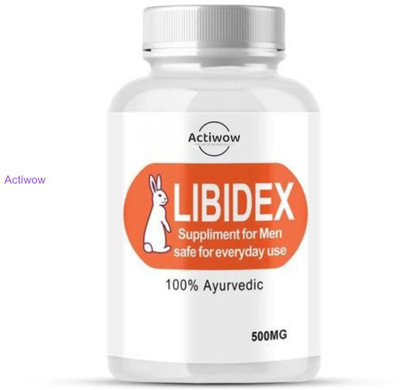 ACTIWOW Libidex Capsules Natural Stamina Boost for Men(30 Capsules)