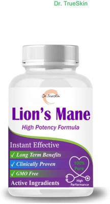 Dr.TrueSkin Lion's Mane Capsule Powerful Herbal Support(30 Capsules)