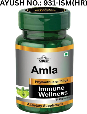 CIPZER Amla capsule | Works wonders on your immunity(Pack of 1) -30 Capsules(30 Capsules)
