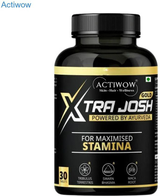 ACTIWOW Xtra Josh Gold Capsules - Herbal Fitness Partner(30 Capsules)