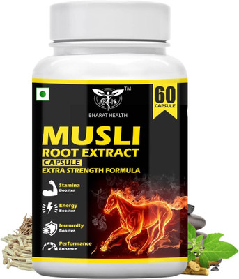 BHARAT HEALTH MUSLI ROOT EXTRACT (60 VEG CAPSULE)(60 Capsules)
