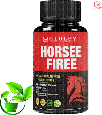 GLOLEY Horse Selective Orignal Capsule With Fire Ayurveda Blend Tablets(60 Capsules)
