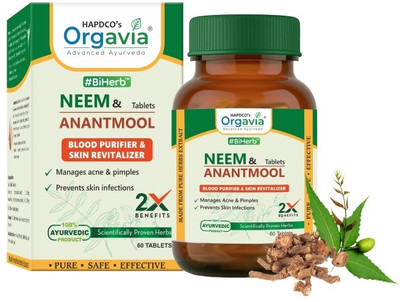 Orgavia Neem & Anantmool Tablets(60 Tablets)