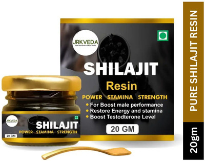 JRKVEDA Shilajit Resin |High Fulvic Acid Content|Boost Performance, Power & Stamina(20 g)