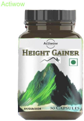 ACTIWOW Height Gainer Capsules for Safe Height Enhancement(30 Capsules)