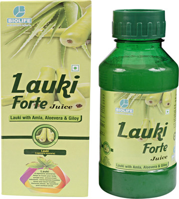 BIOLIFE Lauki Forte Juice with Amla, Aloe Vera & Giloy –( 500ml Each)(Pack of 2, 1000 ml)
